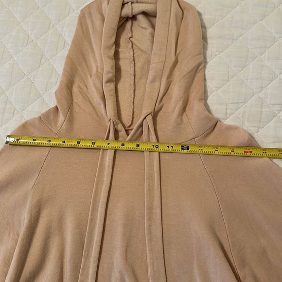 NWOT RARE “Are You Am I” Light Pink/Peach Cropped Hoodie Size XS - Picture 11 of 17